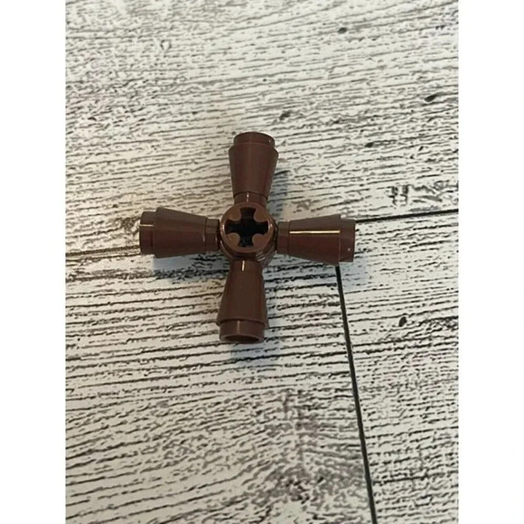 Lego Brown 4 Port Connector Hub - Picture 1 of 6